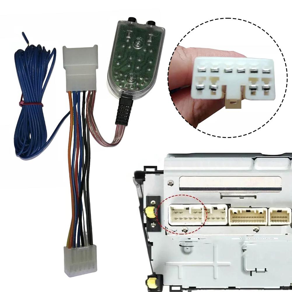 1Set Car For Toyota Add Radio Stereo Subwoofer Harness Plug And Play Wire Adapter 12V Easy-Installation Line Out Converter