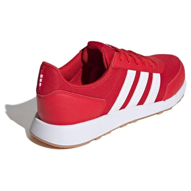 Adidas Neo Run 50S Minimalist Retro Fabric Shock Absorption Non-Slip Wear-Resistant Low-Top Running Shoes Unisex Sneakers Red IG6555