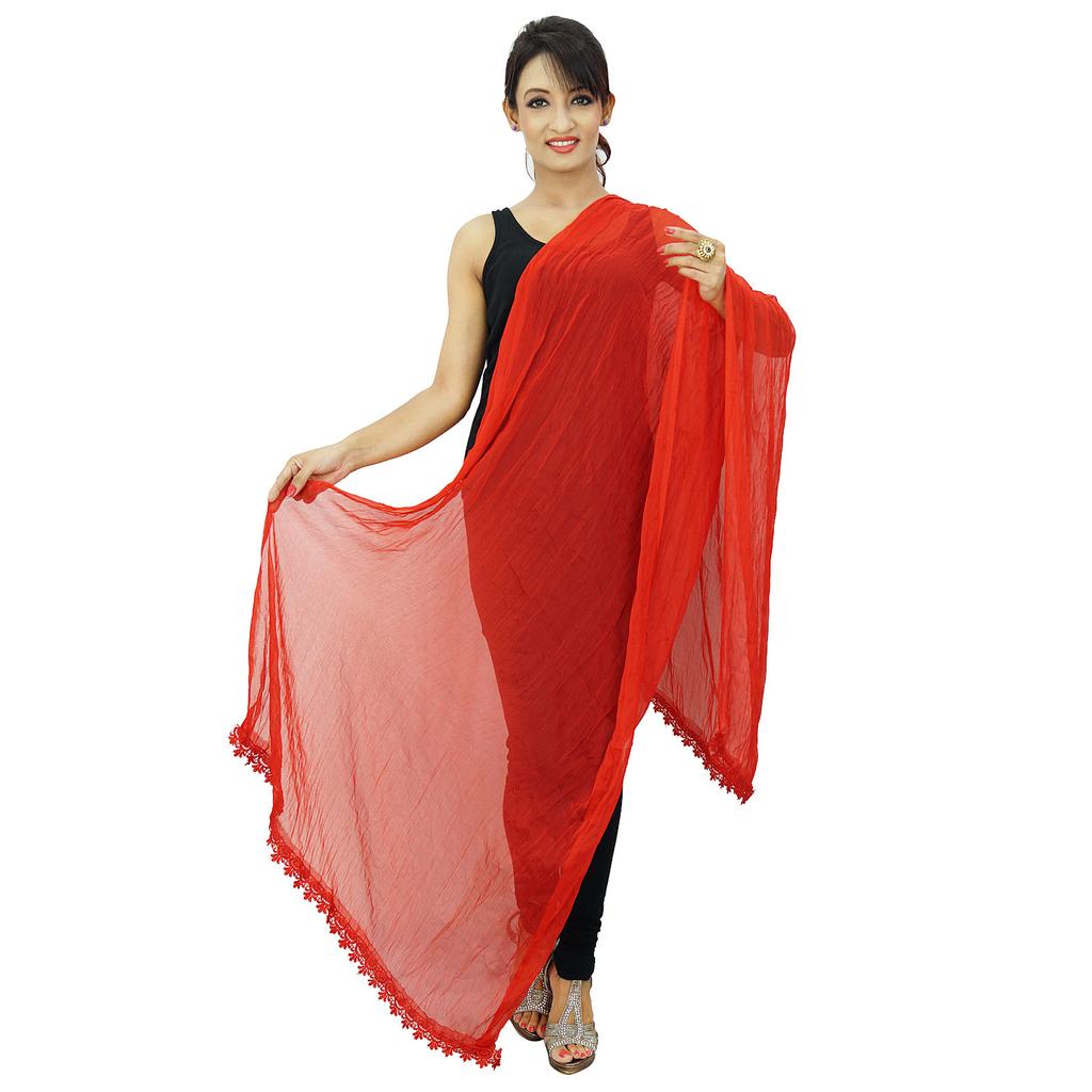 Chiffon Mischung Schals Dupatta Frau Chunni Indische Stola Werfen Sarongs Wraps