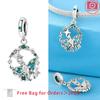 Animal Collection Colorful Zircon Butterfly Heart Charm Bead Charms Copper Bead Charms Pendant Compatible With Authentic Bracelets Jewellery Women Fin