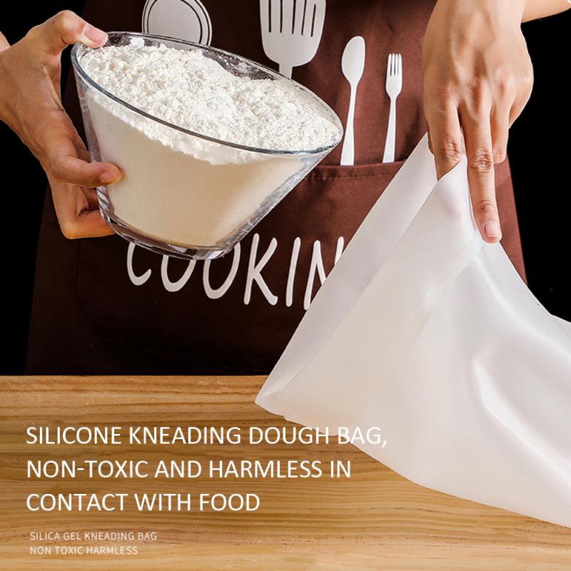 Silicone Kneading Dough Bag Preservation Flour-mixing Bag Reusable  Cooking Pastry Tools Bakeware Kitchen Gadget Accessories
