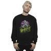 Beetlejuice Mens Purple Circle Sweatshirt