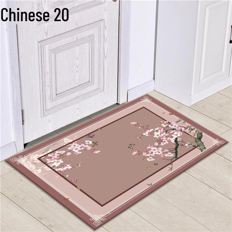 Fußmatte im chinesischen Stil für Veranda & Wohnzimmer: Fußmatte, Schlafzimmer Bettvorleger, Badezimmer Bodenmatte