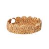 Handwoven and Gourd Grass Storage Basket - Natural Woven Tray for Desk, Snacks and Clutter Organization