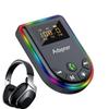 Portable Transmitter Receiver with LED Display TF Card Support AUX HIFI Sound Adapter for Car PC TV Headphones Speakers