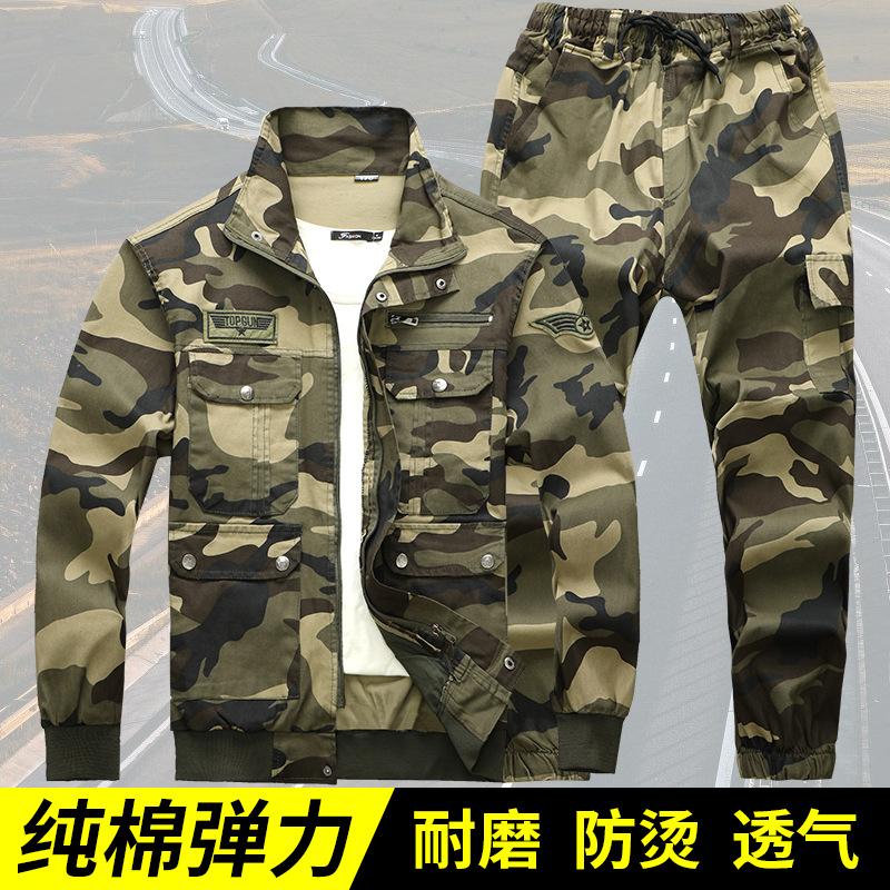 Men's Wear-resistant Electric Welding Anti-scalding Welder's Clothing, Spring and Autumn Labor Insurance Clothing