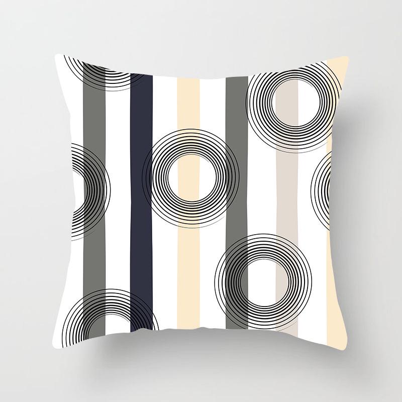 Nordisch Ins Kissen Polka Dot Geometrischer Streifen Kissenbezug Quadratische Heimtextilien