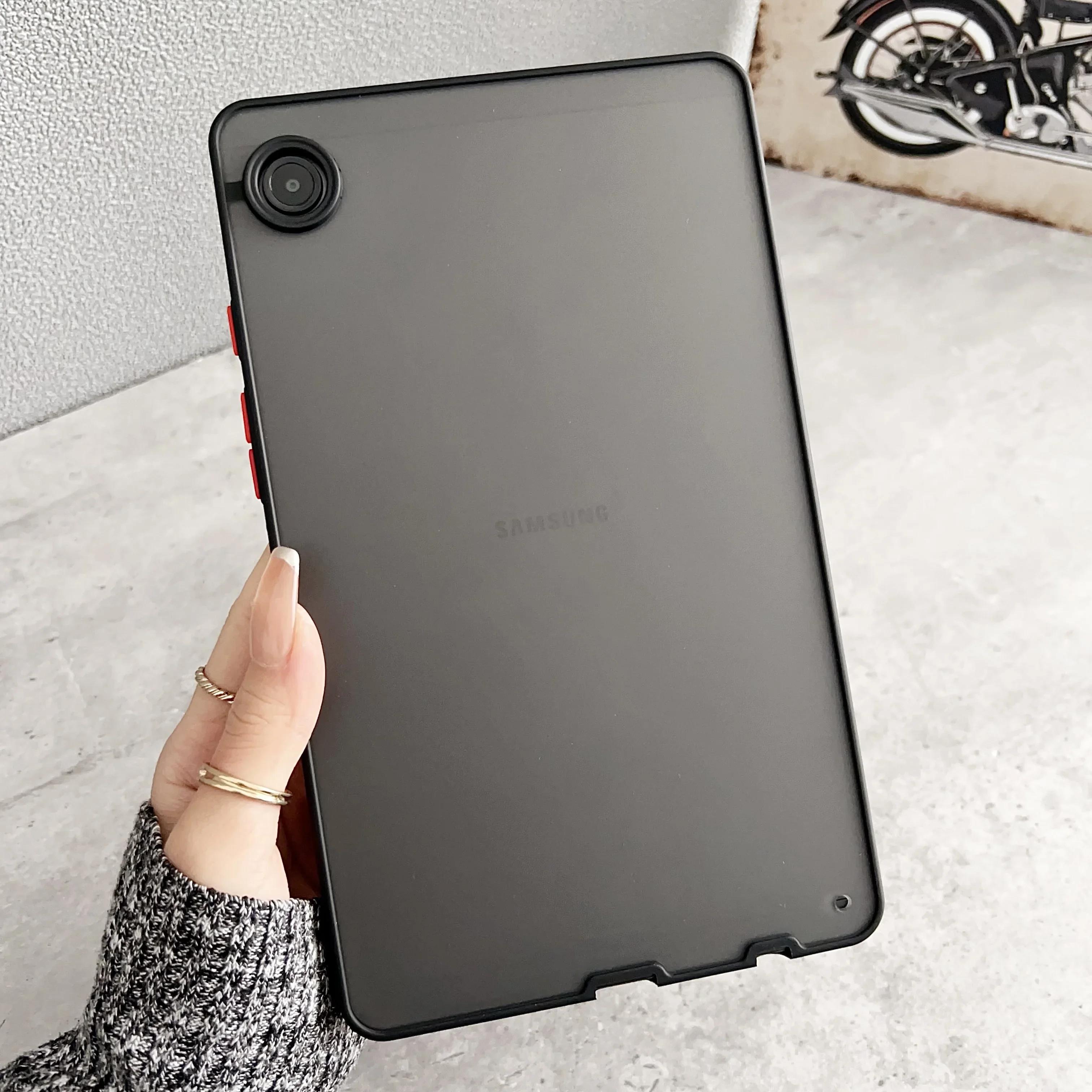 Voor Samsung Galaxy Tab S6 Lite P610 P615 S9 Plus X810 FE Plus X610 A9 Plus X210 X110 S8 S7 Tablethoes voor Kinderen Zacht Tab S8 11 X700 zwart
