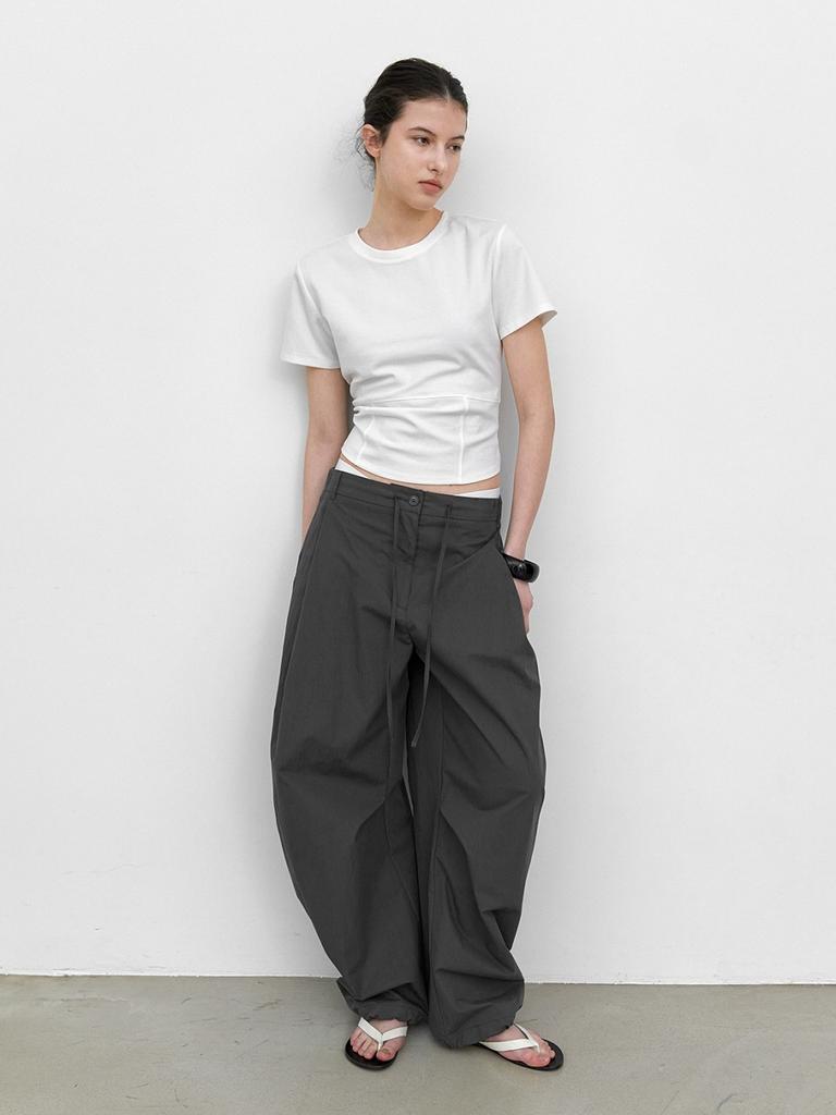 ATELIER NAIN [Jang Da-Yeon Pick] Novela Slim Line Tee(Z-T-6811)