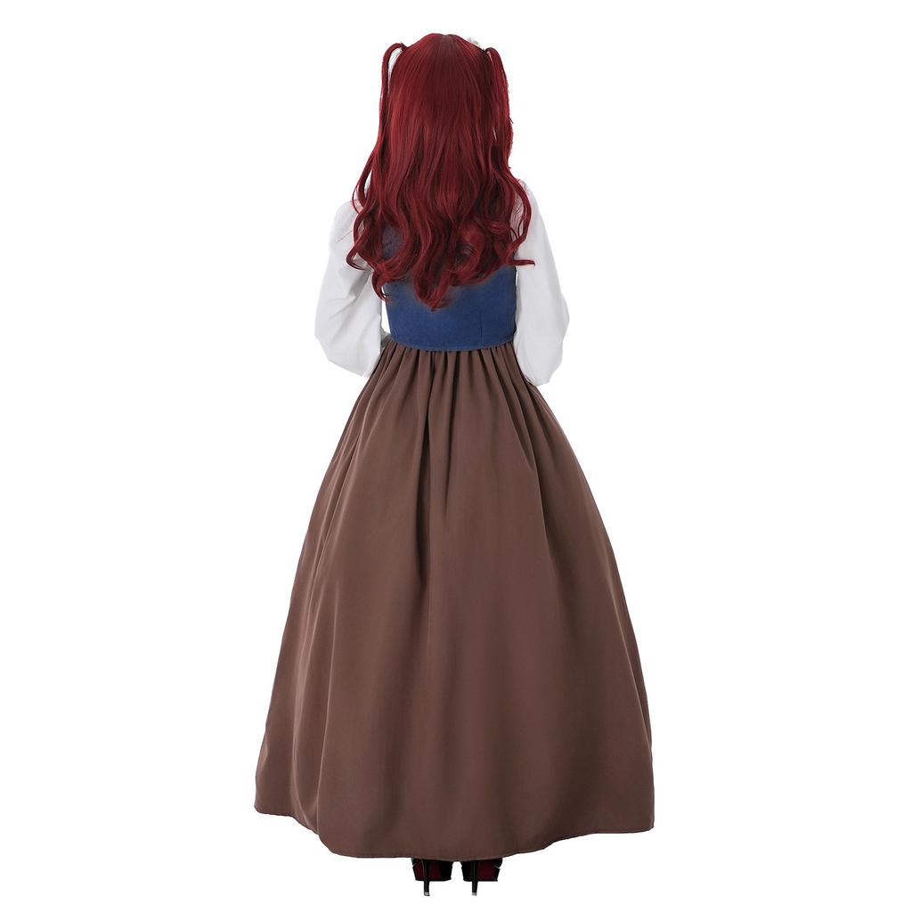 Robe médiévale Renaissance européenne et américaine vêtements de spectacle Oktoberfest Jupe Dirndl bavaroise