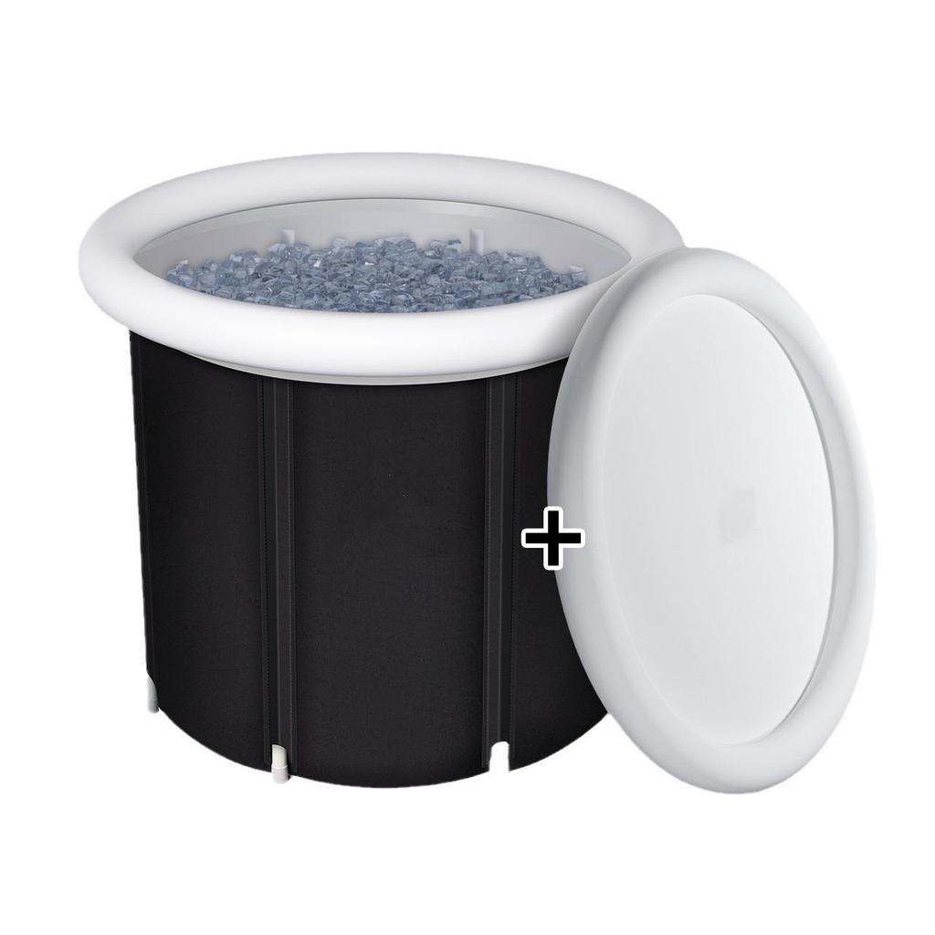 Portable Foldable Ice Bath Tub for Adults - Inflatable, Compact, Athletes Chill