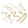 15 Fächer DIY Schmuckherstellung Metallzubehör Materialset - 1260 Stück/Box für handgefertigte Armbänder, Ohrringe & Halsketten