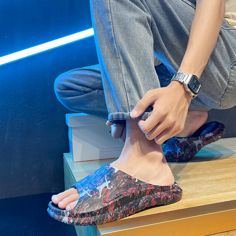 Slippers boys summer wear boys outdoor fashion thick bottom non-slip sports cool slippers