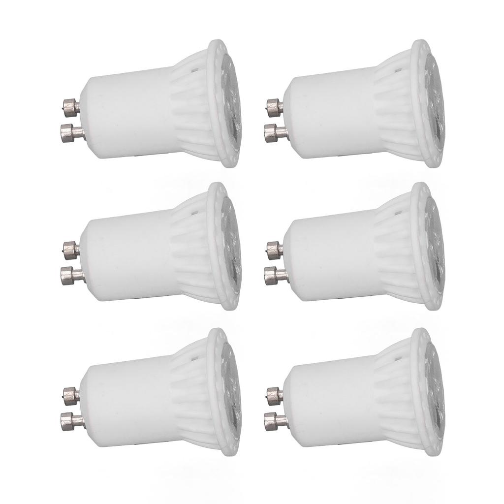 6pcs LED MR11 Light Bulbs Ceramics 4W 360LM No UV 120 Degree Beam Angle GU10 Holder Home Lighting Tool AC 220V