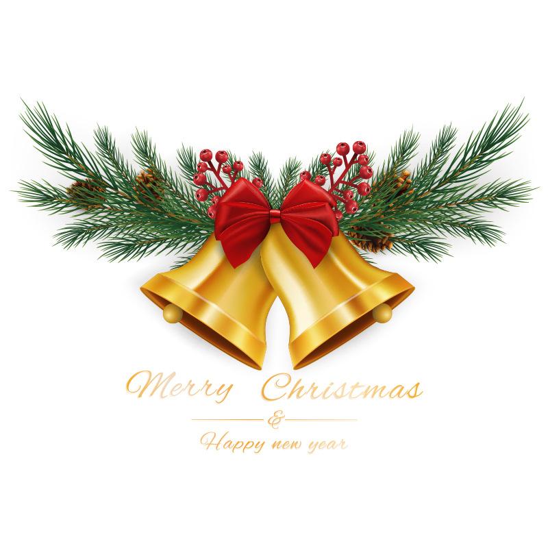 Christmas Decorations Static Glass Doors Shop Windows Bells Window Decorations Stickers