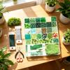 Beaded Plant Kit Handmade Crafting Set DIY Green Beading Kit for Women Men Hobbyists Art Students Professionals Home Craft Room