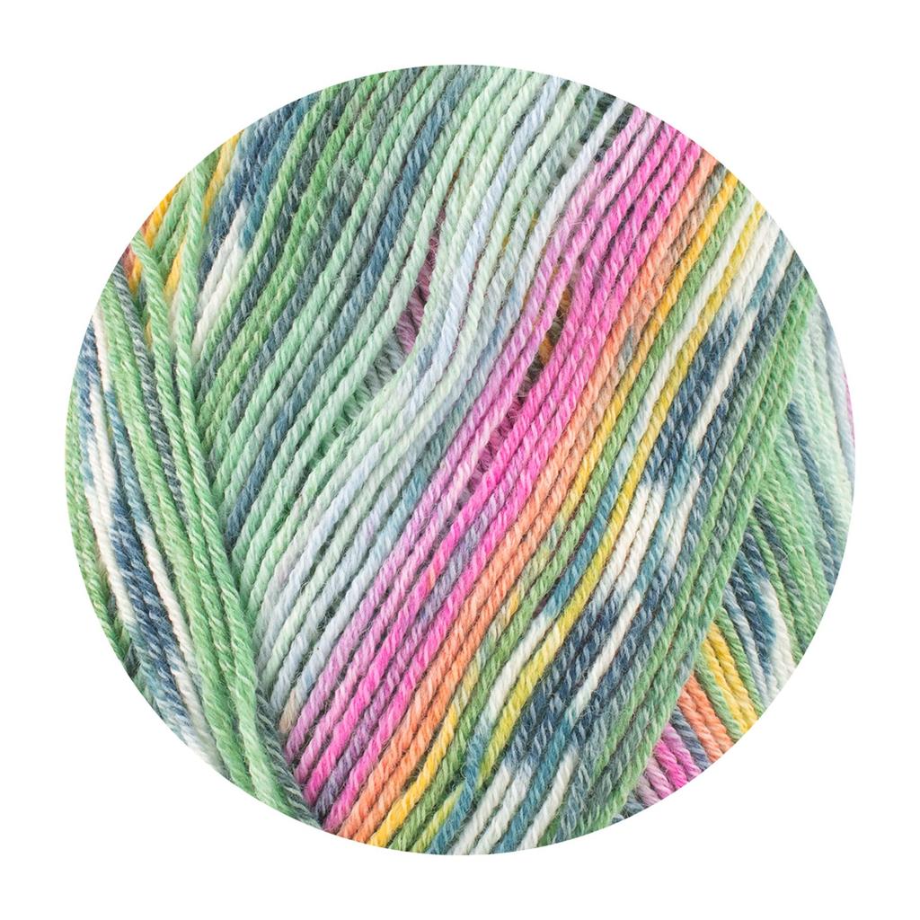 Opal Original Cotton Sock Cotton Cotton Candy Yarn, 4-ply, Blend, KFS262.