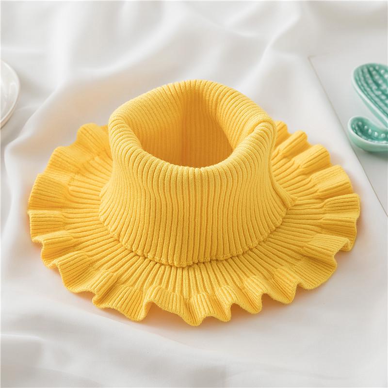 Damen Grobstrick Schal Pullover: Warmer, vielseitiger Nackenschutz für Herbst & Winter mit dekorativem Kragen