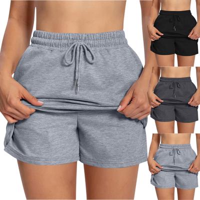 Women’s Casual Drawstring Waist Shorts Soft Lightweight Fabric Relaxed Fit with Side Pockets for Everyday Wear