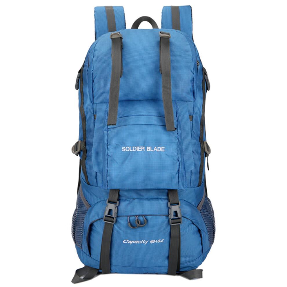 45L Waterproof Camping Hiking Backpack, 30x18x50cm, Multiple Colors