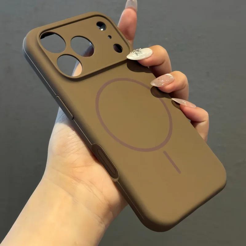 Płynne silikonowe etui na telefon dla Apple iPhone 17 Pro Max - Magsafe Odporne na upadki Kreatywne Pełne Pokrycie Etui Ochronne na iPhone