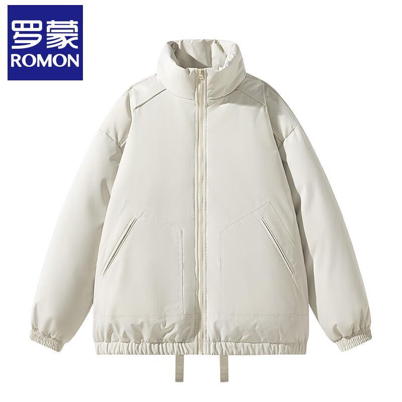 Romon Men's Stand Collar Padded Jacket