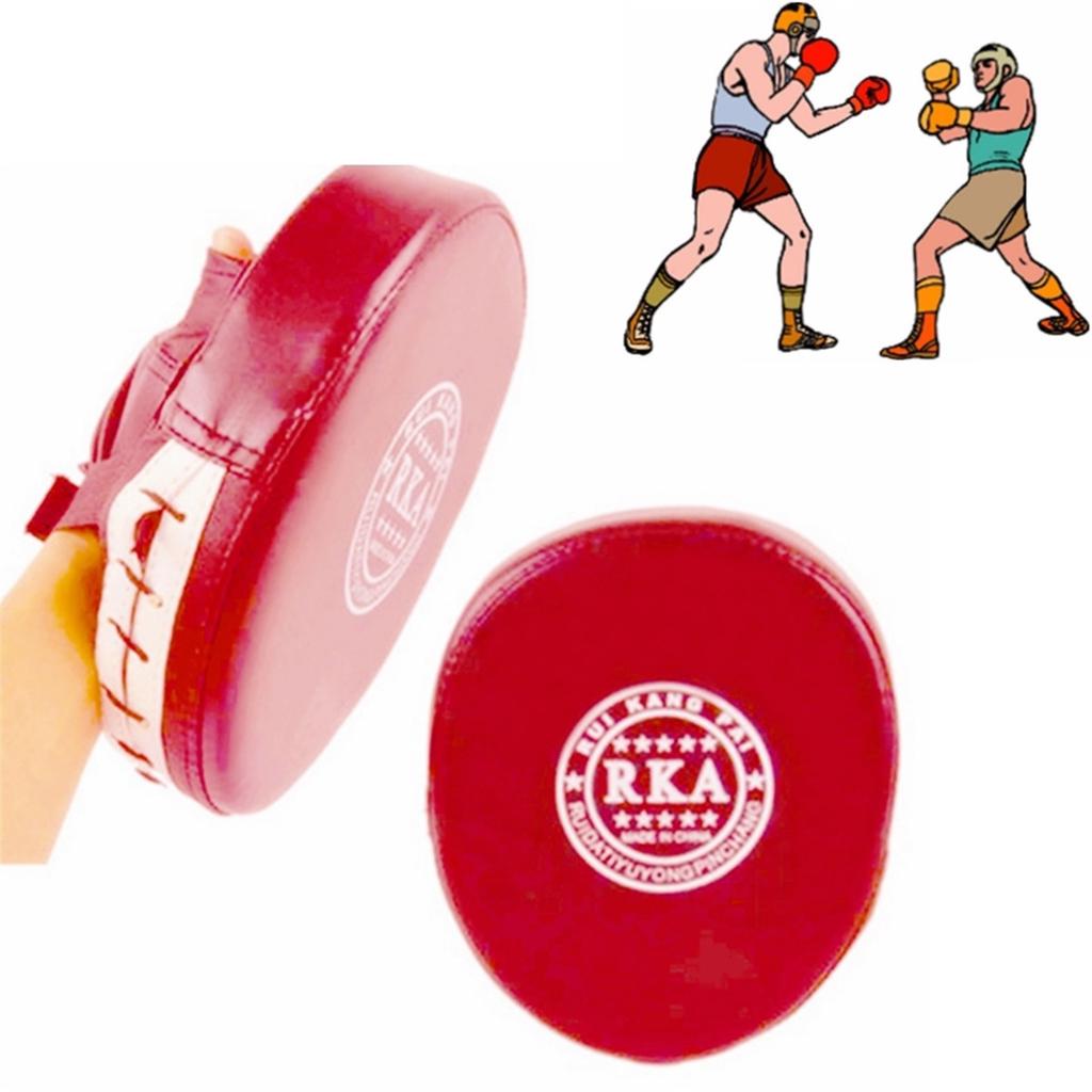 Training Boxing Mitts Target Focus Punch Pad Glove Karate Muay Protect 2PCS