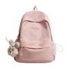 Schoolbag1011 new small fresh solid color schoolbag female college student backpack travel bag travel simple lightweight small backpack