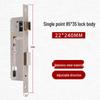 Smart Stainless Steel Fingerprint Lock - Broken Bridge Aluminum, Single/Multi-Point, Alloy Door Lock (8535, 8520, 8530)