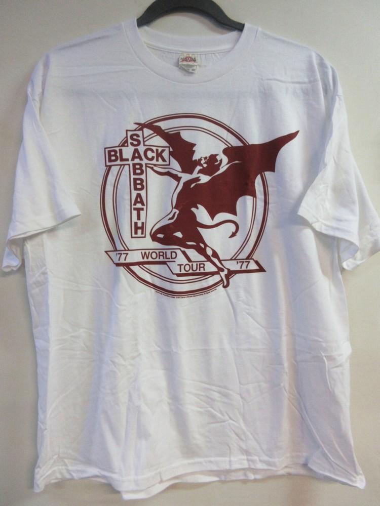 BLACK SABBATH OFFICIAL MERCH TOUR 77 BAND CONCERT MUSIC  2XL / XXL Unisex T-Shirt L