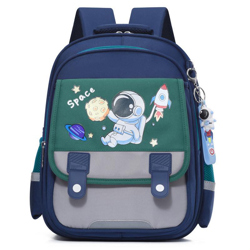 New Cartoon Astronaut Student Backpack Grade 3-4 Unisex Large Capacity Spine Protection