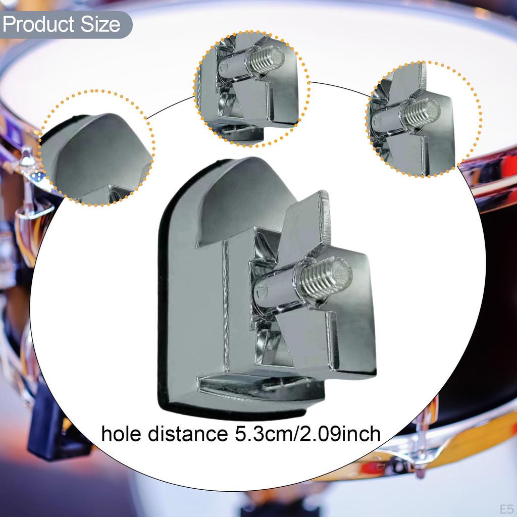 Bass Drum Leg Mount Hardware Practical Replacement Parts Universal for Tom Jazz Metal Base