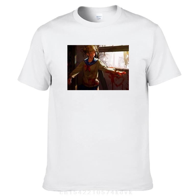 New Toga Himiko League of Villains MHA crazy girl T-Shirt cute clothes men workout shirt S разноцветный