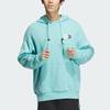 Adidas Originals V-Day Letter Print Sport Hoodie Unisex Tops Mint-Green JE3475