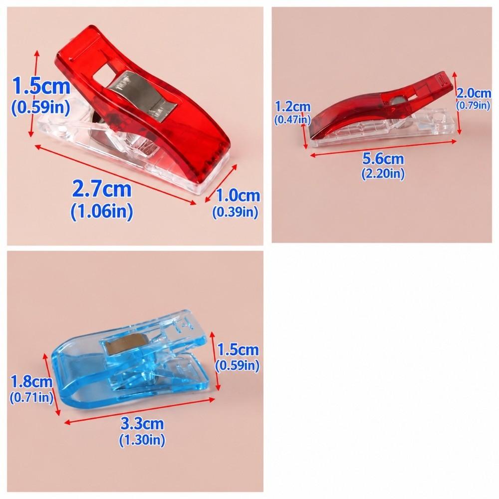 50pcs/box Portable Sewing Clips Multi-Purpose Patchwork Clips Diy Supplies Fabric Clips Embroidery