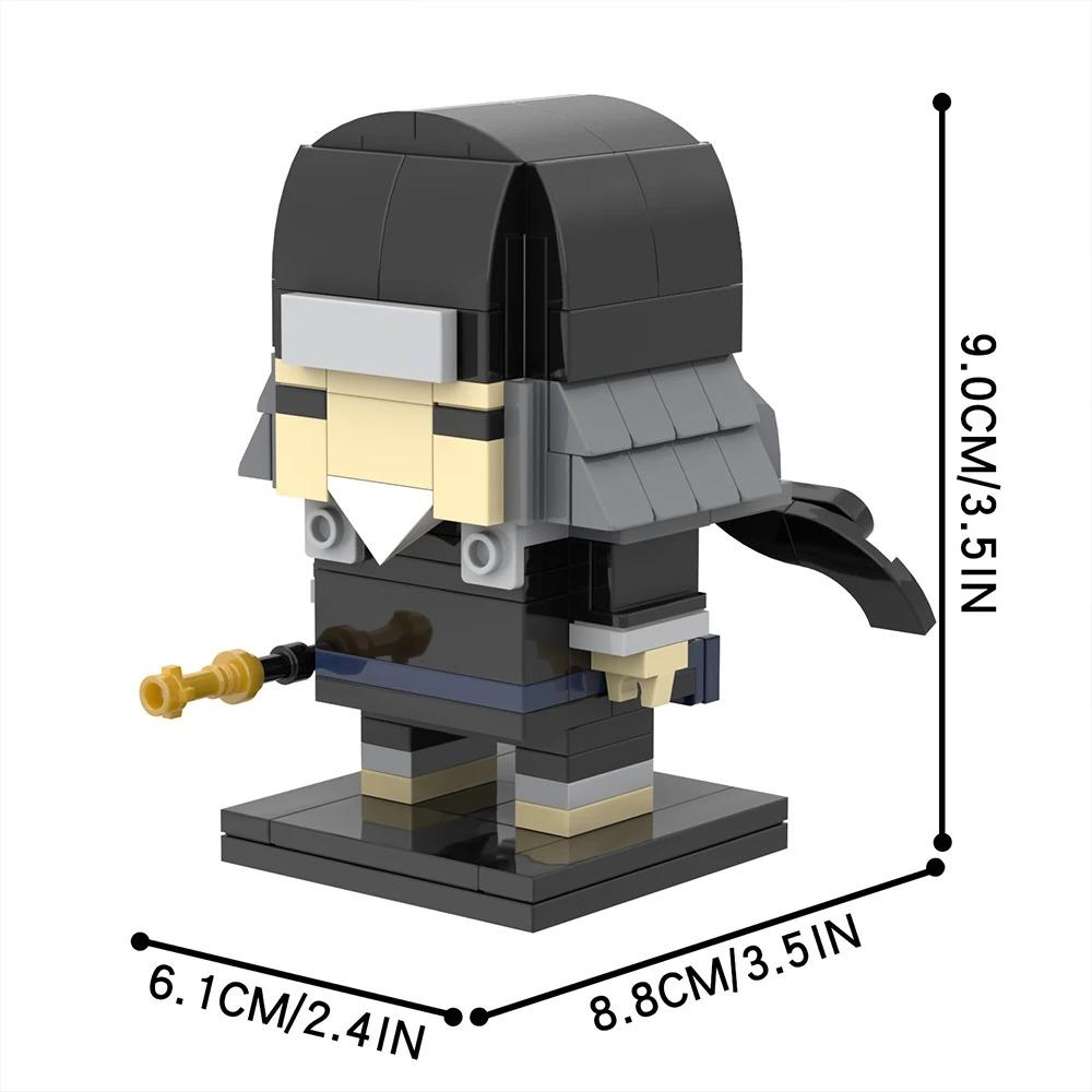 MOOXI Anime Cartoons MOC Bricks Set Compatible BrickHeadsed Building Blocks Parts Kids Education Toys For Children Birthday Gift