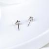 Zircon Reindeer Stud Earrings: Korean Fashion Inspired Christmas Jewelry for Women