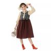 Halloween Children's Costume Ethnic Vintage Court Medieval Pastoral Farm Girl Princess Dress