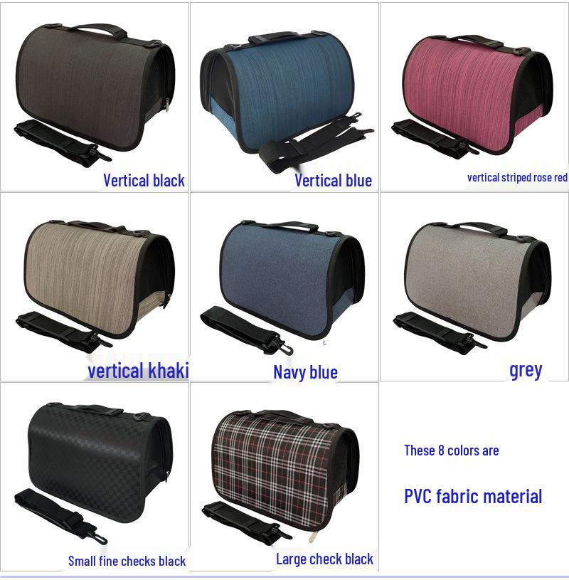 Breathable Pet Travel Bag: Hard Board Single Shoulder Carrier for Dogs & Cats