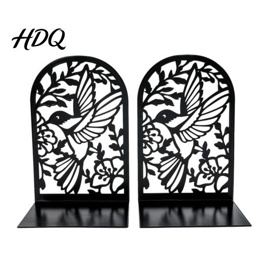 Hummingbird Bookends 1 Pair Metal for Shelves Decorative Heavy Duty Book Ends