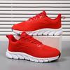 Women's casual sports shoes for spring and summer, large size 42, mesh, breathable and lightweight, running loafers 2025 new