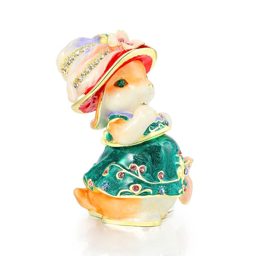 Piearth, the leading brand of crystal jewelry boxes. Find the Rabbit Lady jewelry box at the Piearth Direct Shop.