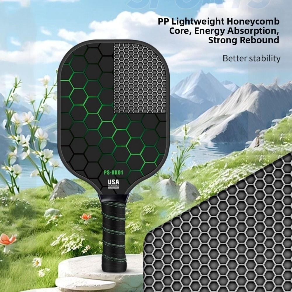 Lightweight Pickle Ball Rackets Honeycomb Core Pickleball Ball Paddle Set  Sports Accessories