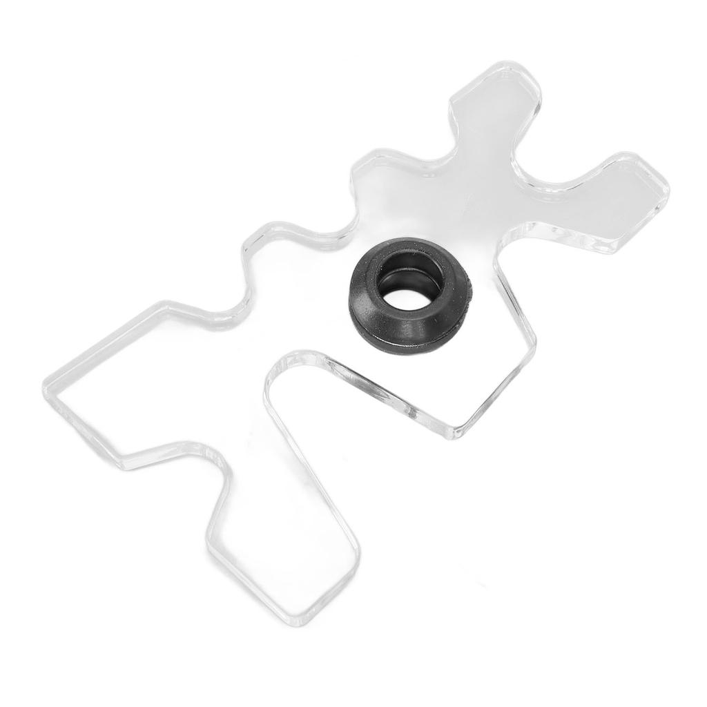 Clear Plastic Pool Billiard Cue Bridge Head Pool Stick Holder Acrylic Billiard Cue Bridge Head