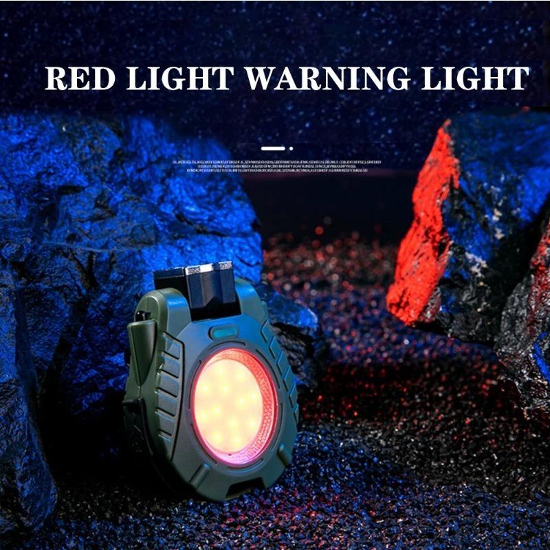 6W LED COB Hat Clip Headlamp Mini Outdoor Headlight Camping Lantern Lightweight Plastic Adjust Angle Flashlights for Hunting