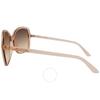 Brown Gradient Butterfly Ladies Sunglasses Ck19561s 270 57
