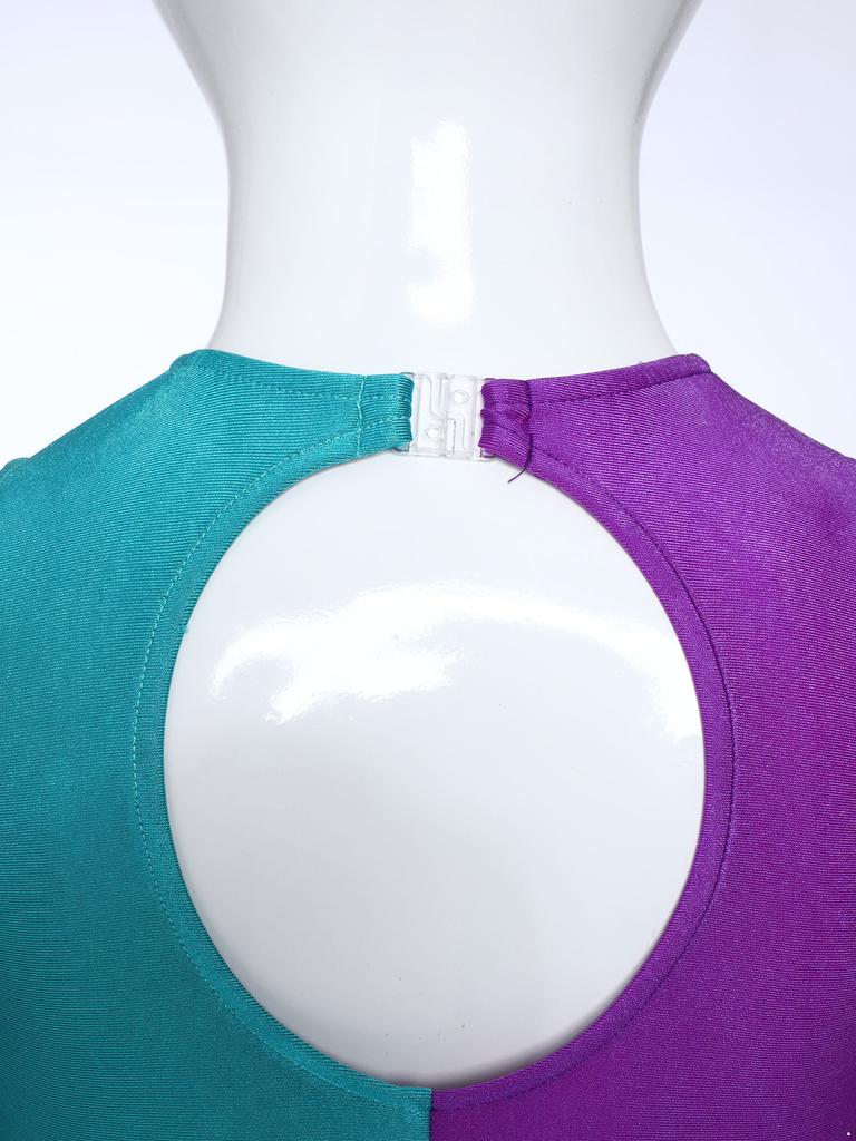 Girls Mad Costume: Sleeveless Stripes Checkerboard Bow Knot Tutu Bodysuit for Fairytale Tea Party Dress Up