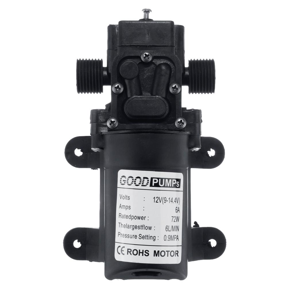 12V High Pressure Automatic Diaphragm Water Pump Self Priming Pump Fit For Garden Van