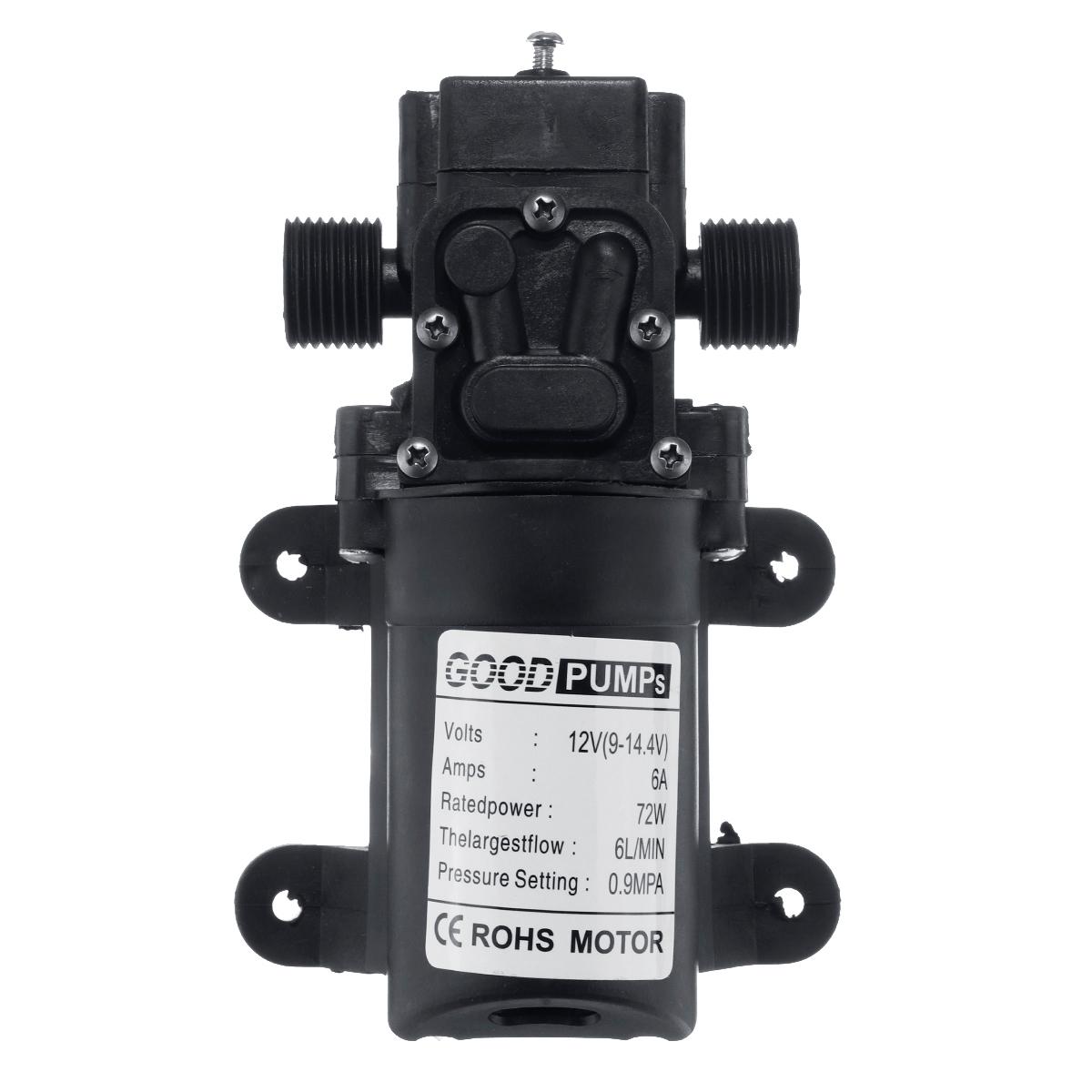 

12V High Pressure Automatic Diaphragm Water Pump Self Priming Pump Fit For Garden Van