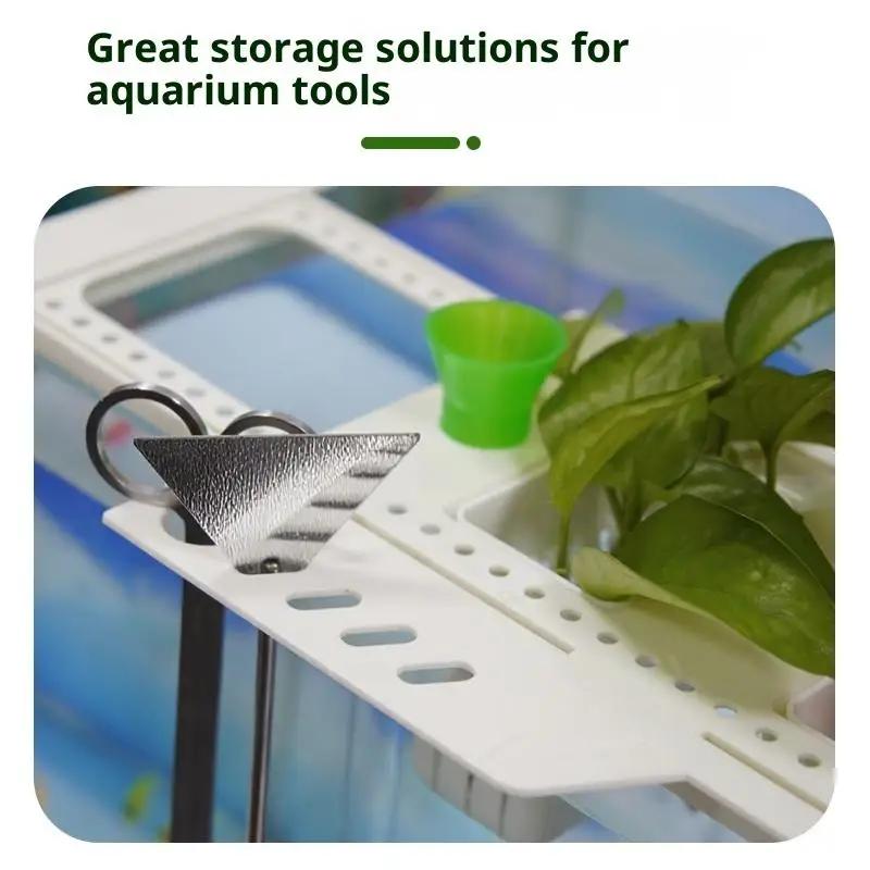 Aquarium-Aufbewahrungsregal Stanzfreies Regal Aquariendeckel-Landschaftshalter Hydrokultur-Grünpflanzenwanne